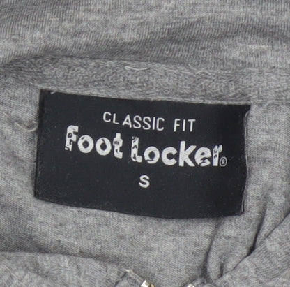 Foot Locker Women Grey S Classic Fit Full Zip Hooded Hoodie