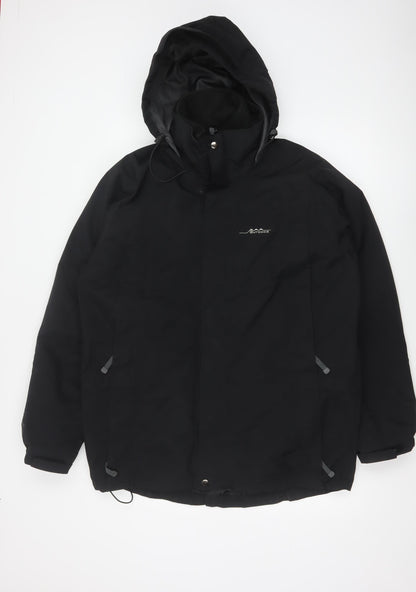 Outdoor Sportswear Men’s Black M Hooded Zip Jacket Outdoor Winter