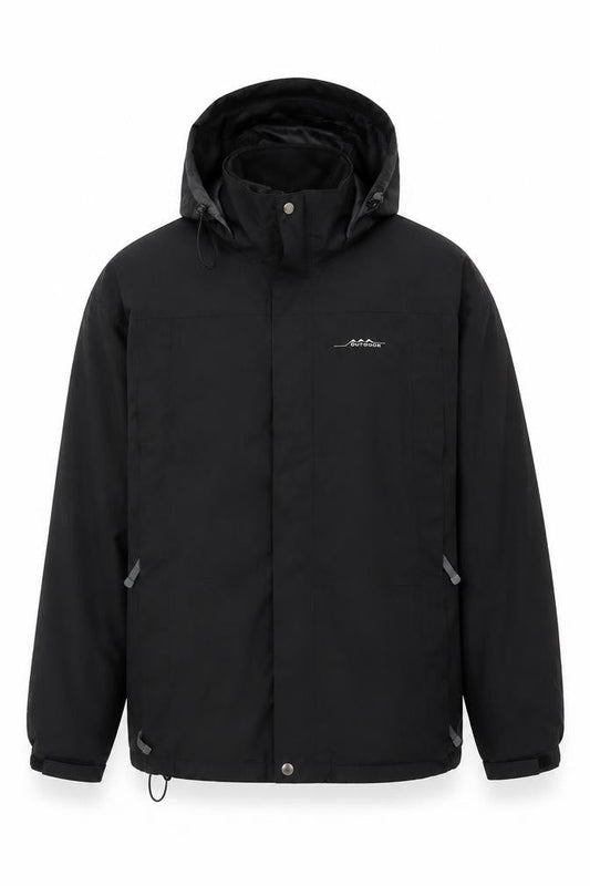 Outdoor Sportswear Men’s Black M Hooded Zip Jacket Outdoor Winter