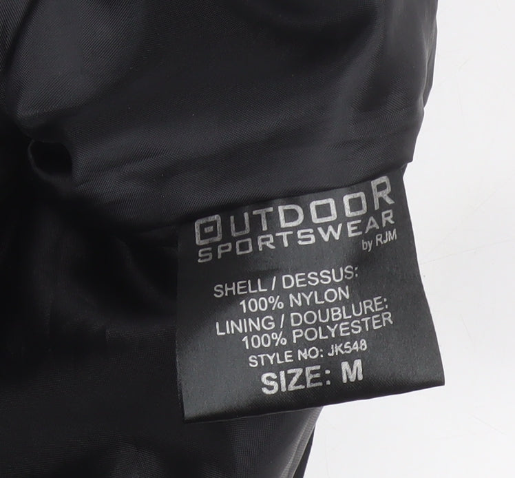 Outdoor Sportswear Men’s Black M Hooded Zip Jacket Outdoor Winter