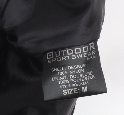 Outdoor Sportswear Men’s Black M Hooded Zip Jacket Outdoor Winter