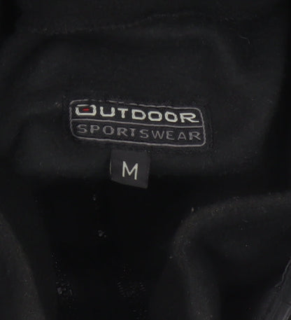Outdoor Sportswear Men’s Black M Hooded Zip Jacket Outdoor Winter