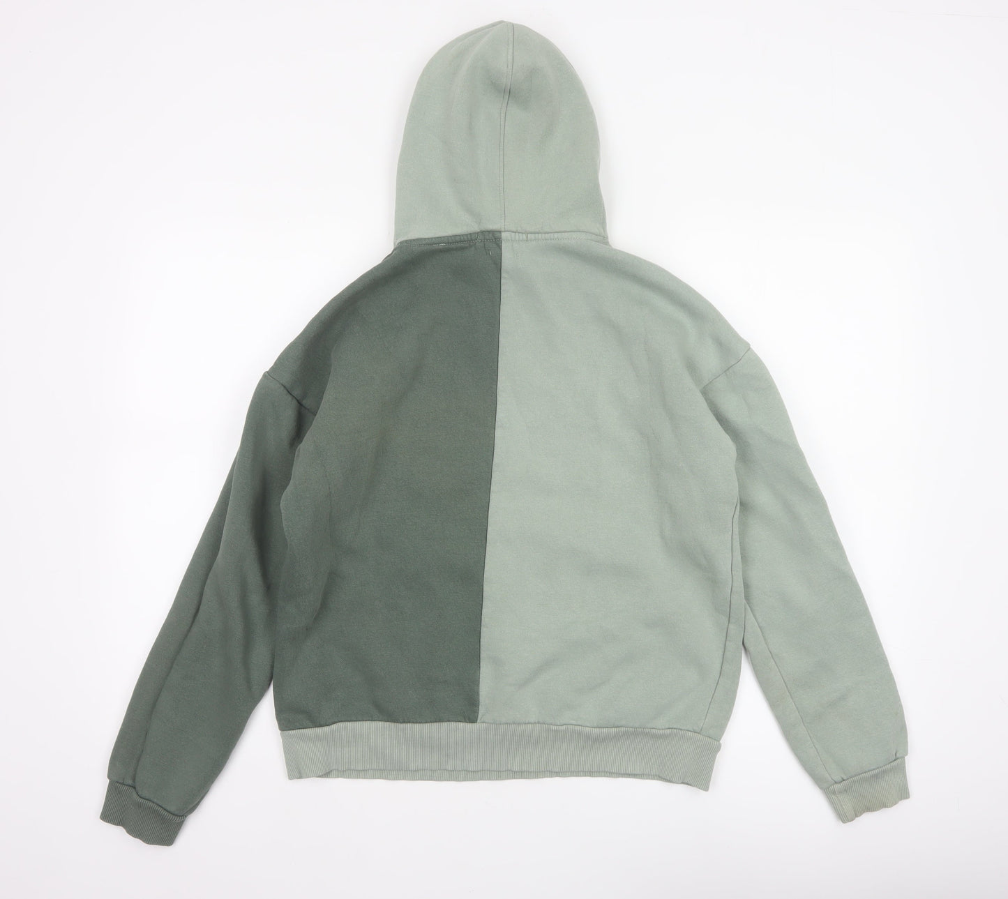 Another Influence Women’s Green Colourblock Oversized Hoodie XS