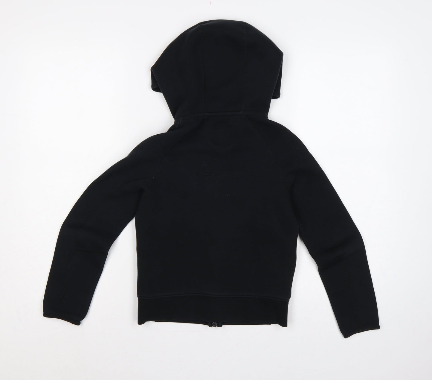 Nike Unisex Kids Black 8-9 Years Full Zip Hooded Fleece Hoodie