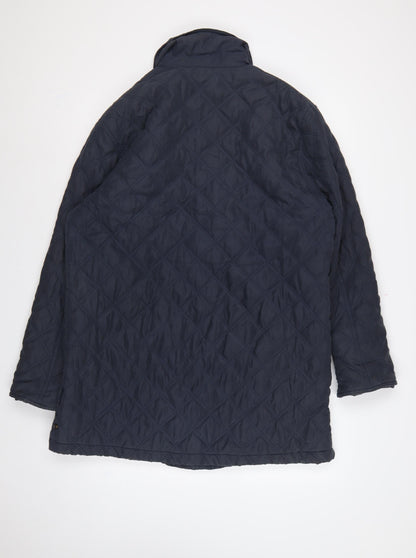 JFW Elements Women’s Blue UK 10 Quilted Mid-Length Padded Coat