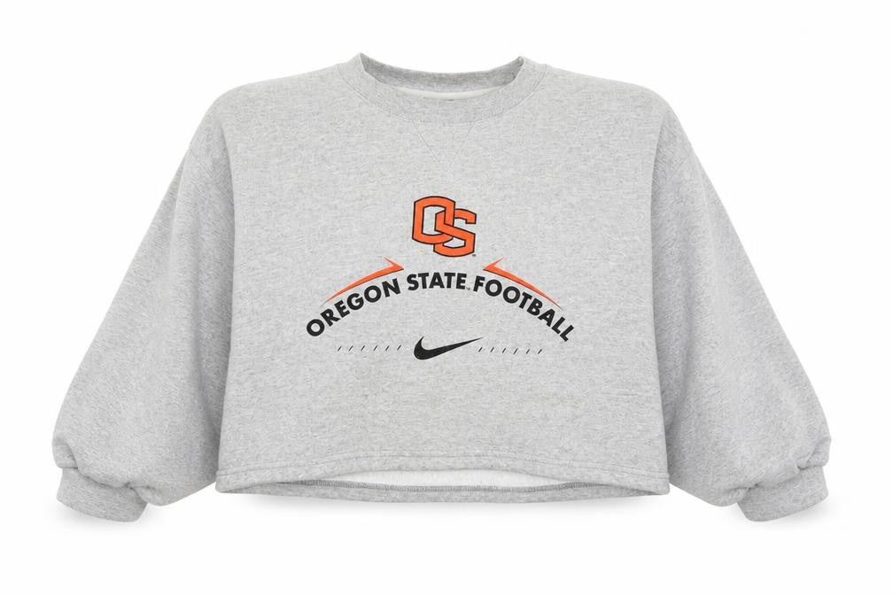 Nike Team Oregon State Women’s Grey L Pullover Football Sweatshirt