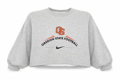 Nike Team Oregon State Women’s Grey L Pullover Football Sweatshirt
