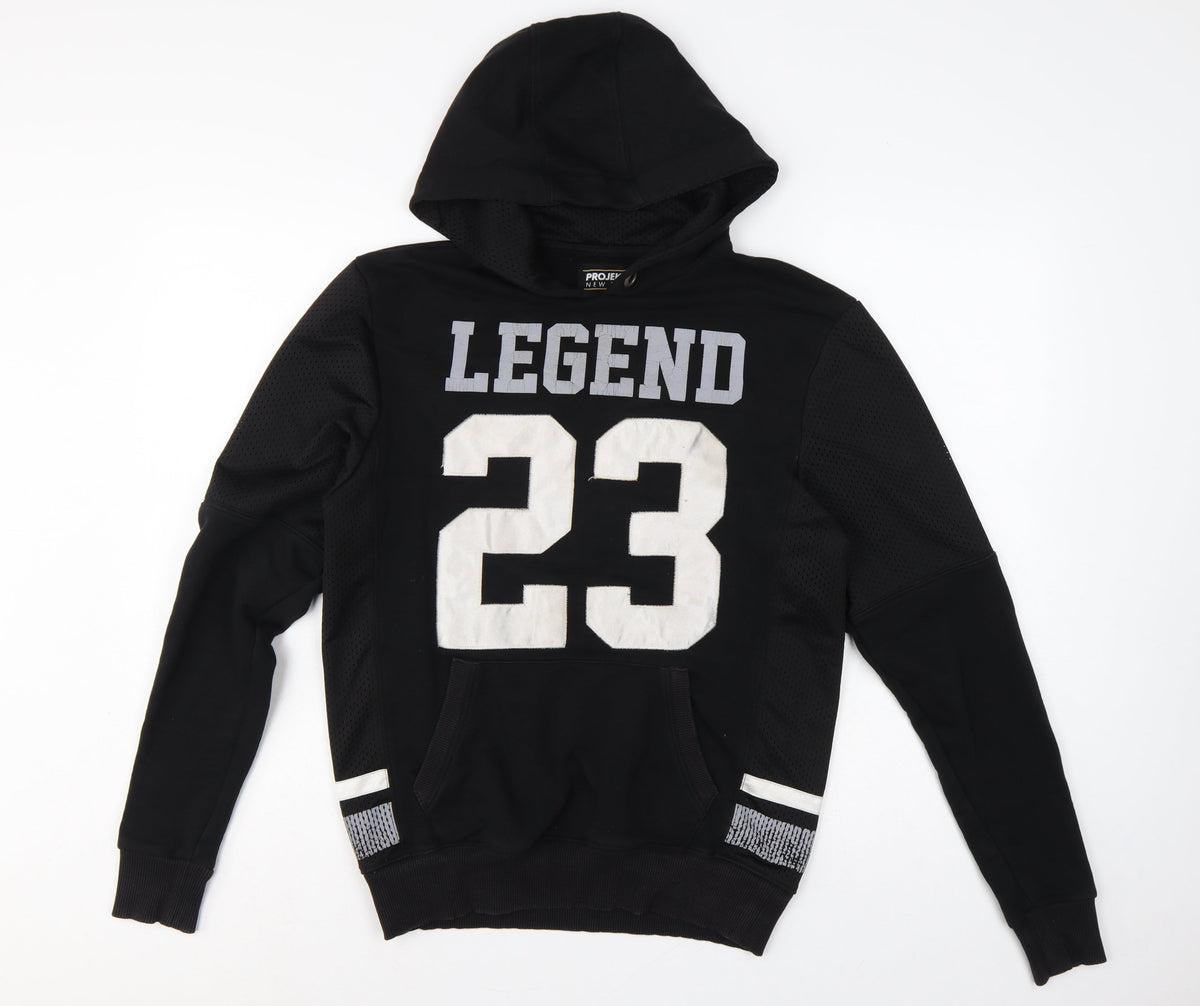 PROJEKTS New York Men’s Black Small Legend 23 Graphic Pullover Hoodie