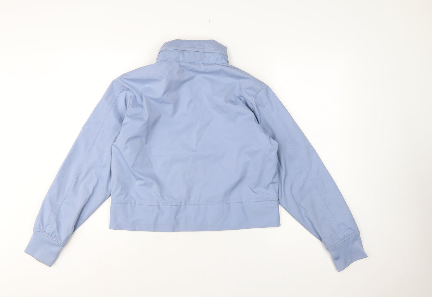 Nike Women Blue S UK 4-6 Full Zip Track Jacket Pockets