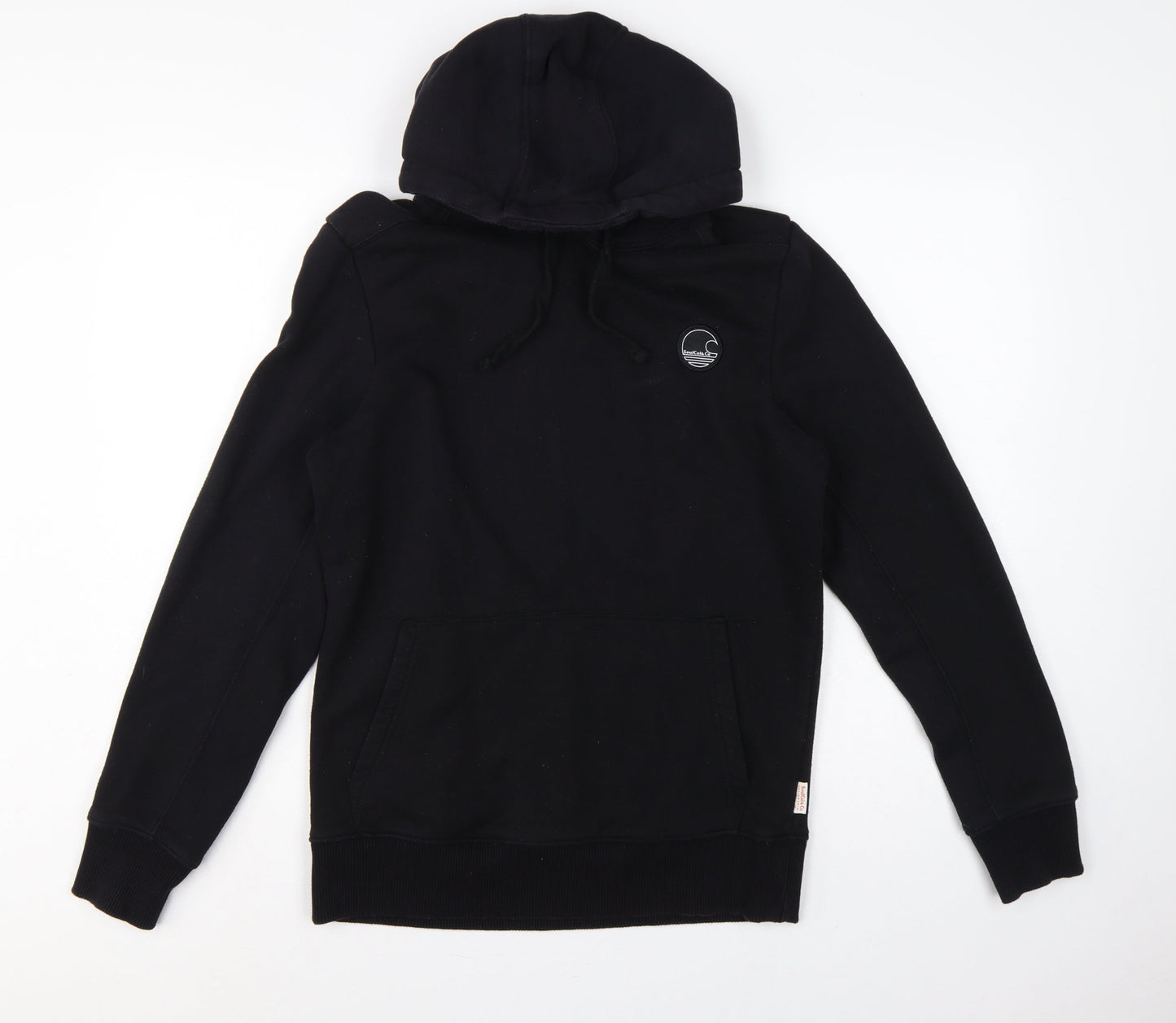 SoulCal & Co Men’s Black S Pullover Hoodie Logo Pocket Drawstring