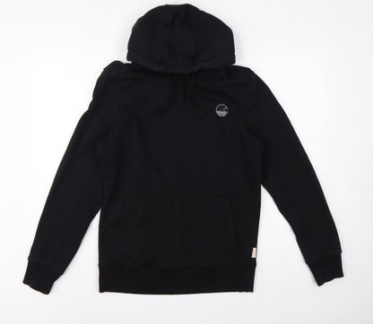 SoulCal & Co Men’s Black S Pullover Hoodie Logo Pocket Drawstring