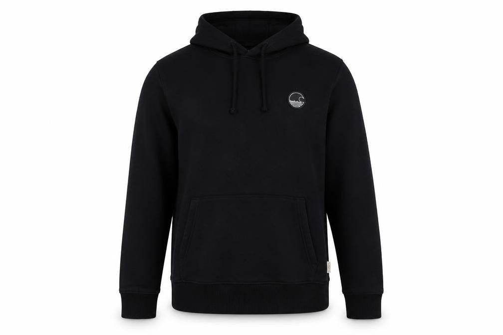 SoulCal Men’s Black S Pullover Hoodie Logo Pocket Drawstring