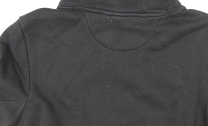 SoulCal & Co Men’s Black S Pullover Hoodie Logo Pocket Drawstring