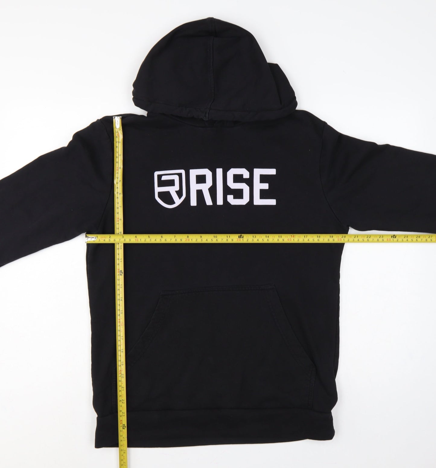 Rise Men’s Black Medium Pullover Logo Graphic Hoodie