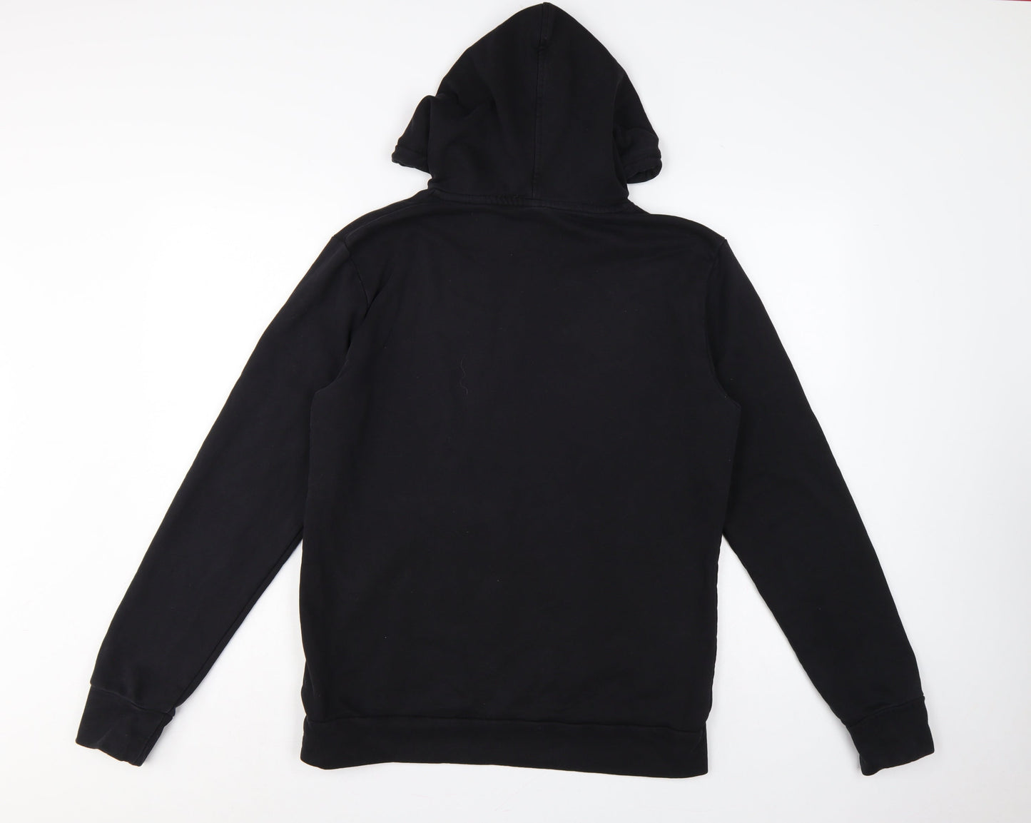 Rise Men’s Black Medium Pullover Logo Graphic Hoodie