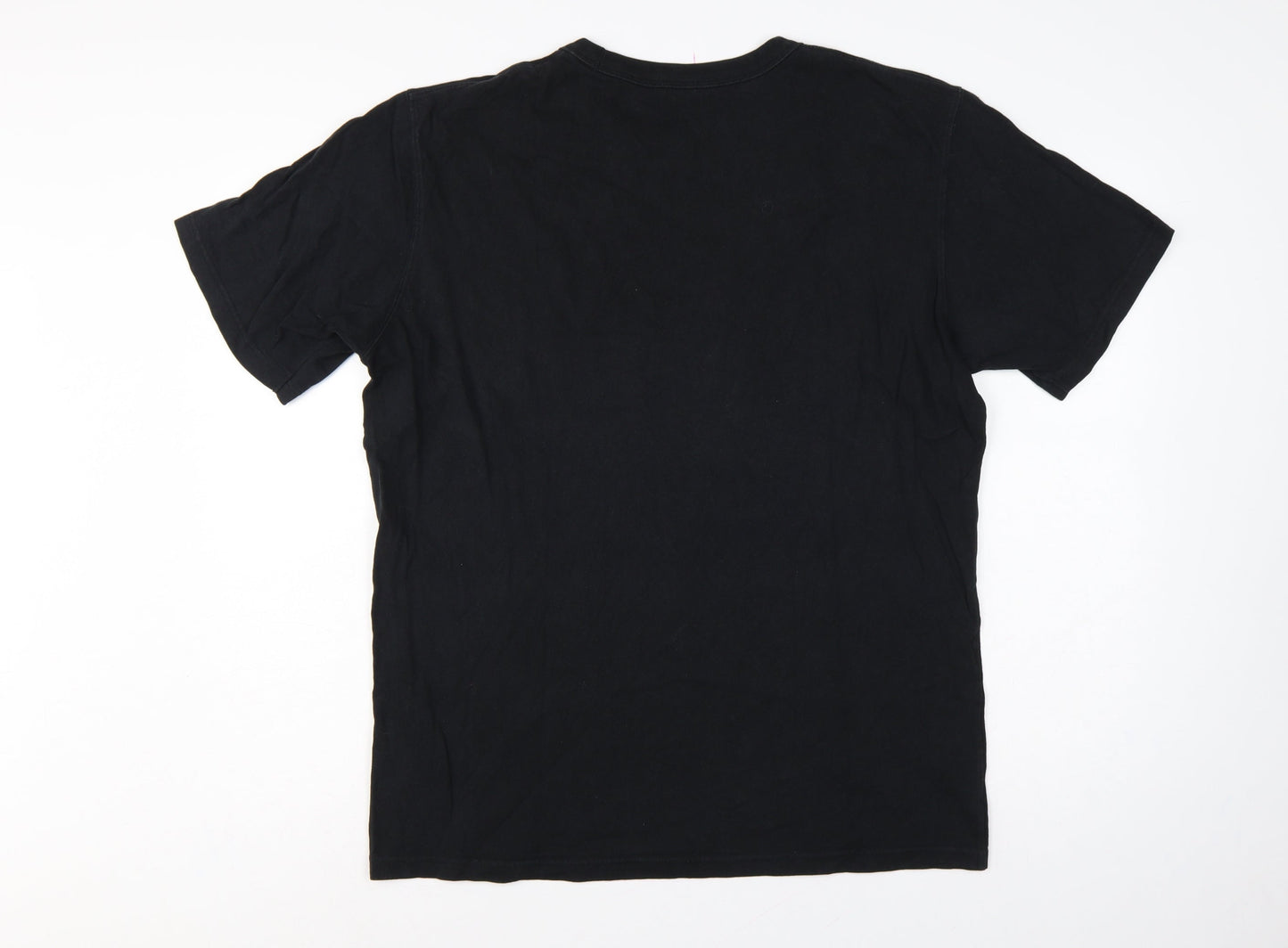 Uniqlo Men’s Black L Crew Neck Short Sleeve Cotton T-Shirt