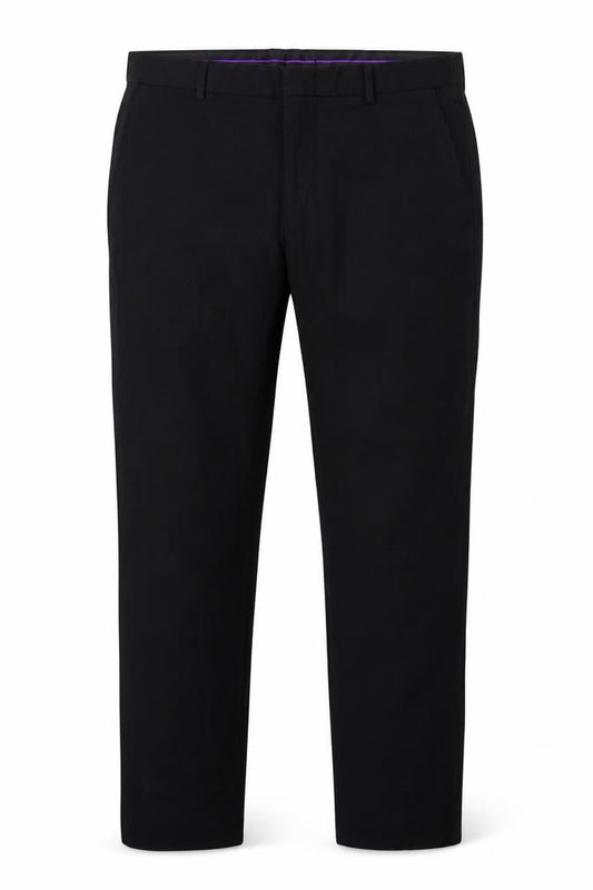 Burton London Men's Black 38S Short Straight Dress Trousers Formal