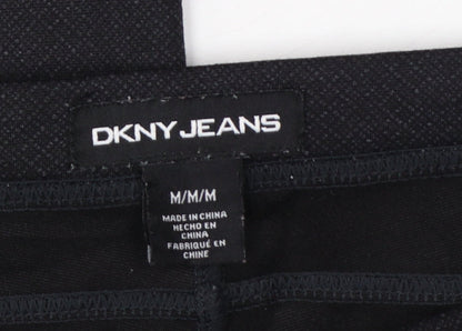 DKNY Jeans Women’s Black M Herringbone Stretch Pocket Leggings