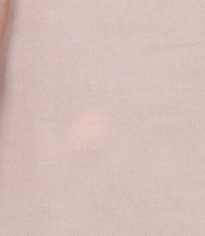 Mint Velvet Women Pink Size 10 Tapered Tie-Ankle Cotton Trousers