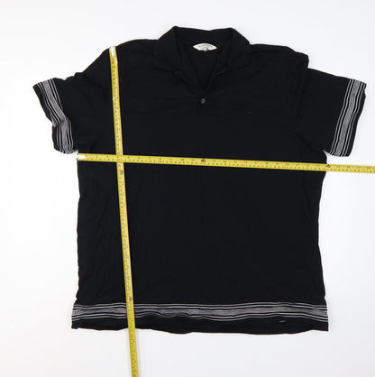Marks & Spencer Autograph Men’s Black XL Supima Cotton Polo Shirt
