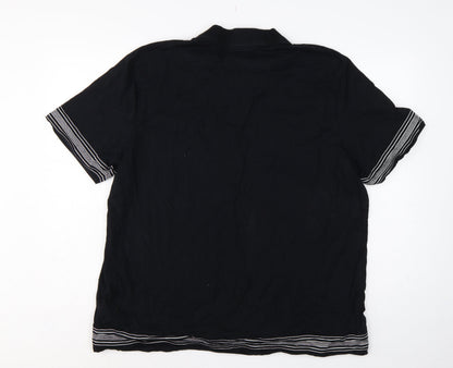 Marks & Spencer Autograph Men’s Black XL Supima Cotton Polo Shirt