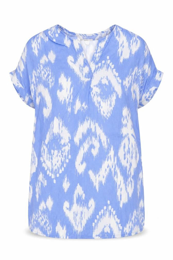 Marks and Spencer Women Blue White Size 16 Linen Shift Mini Dress
