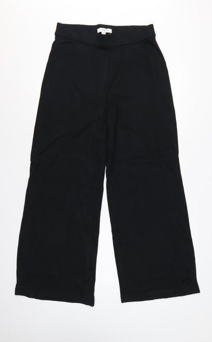 Marks and Spencer Women’s Black Size 12 Wide Leg Dress Trousers