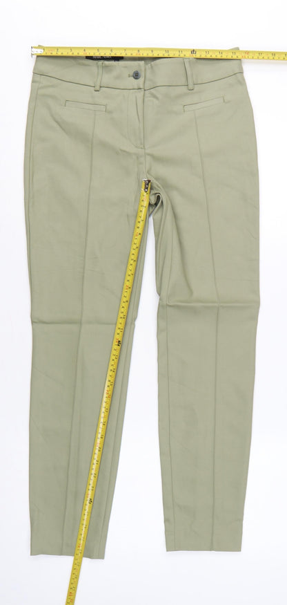 Marc Aurel Women Green UK 10 Slim Tapered Tailored Dress Trousers