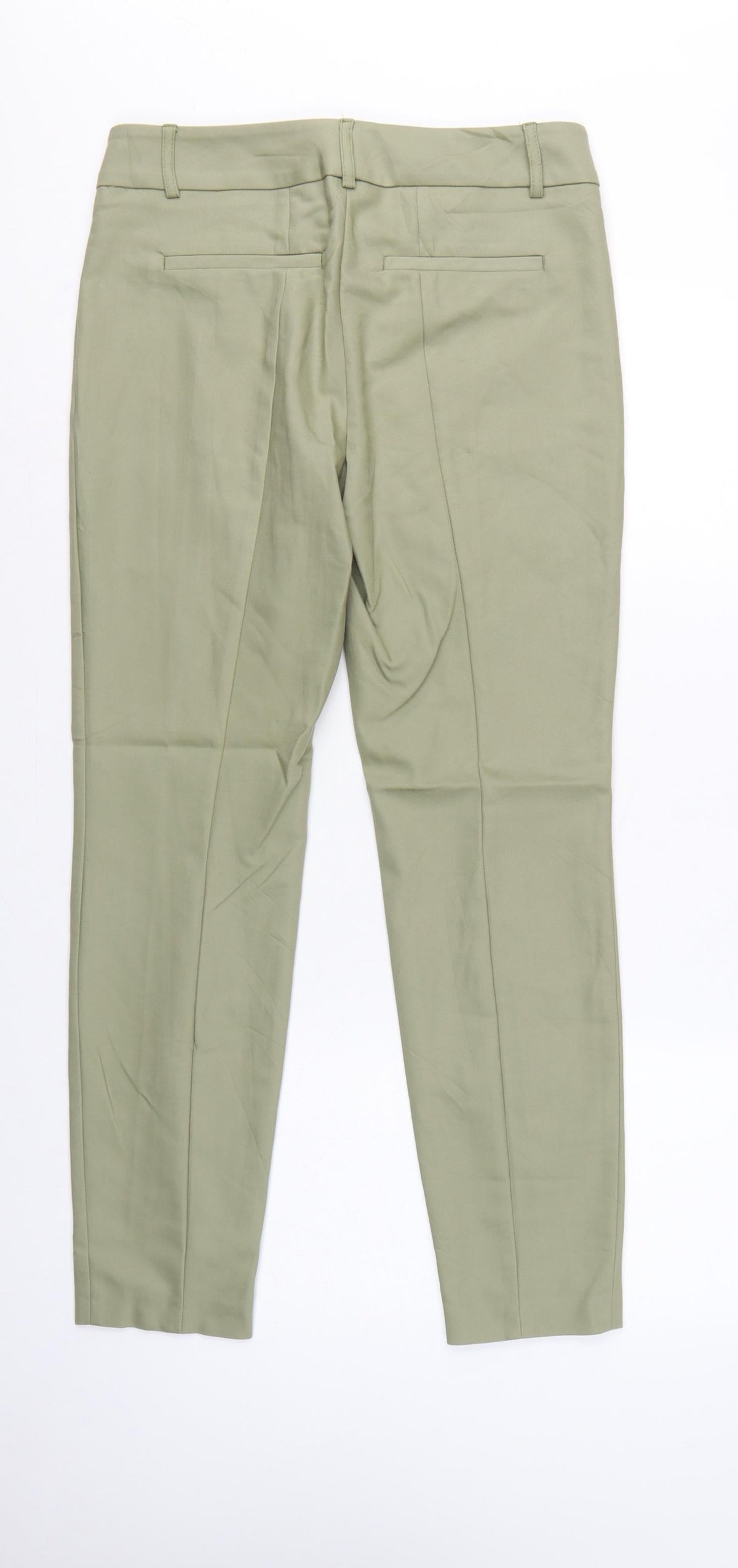Marc Aurel Women Green UK 10 Slim Tapered Tailored Dress Trousers