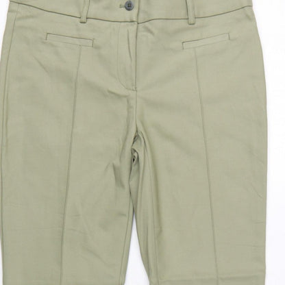 Marc Aurel Women Green UK 10 Slim Tapered Tailored Dress Trousers
