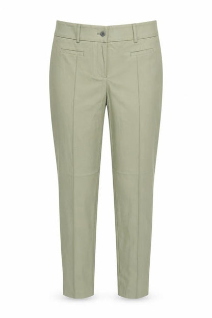 Marc Aurel Women Green UK 10 Slim Tapered Tailored Dress Trousers