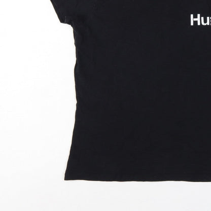 Huel Men’s Black M Slim Fit Logo Graphic Crew Neck Stretch T-Shirt