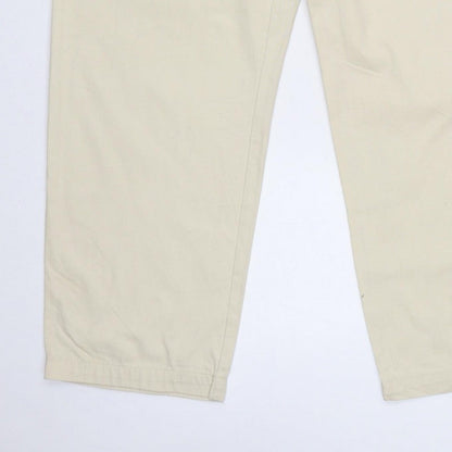 Liz Claiborne Women Beige Size 14 High Rise Cotton Trousers