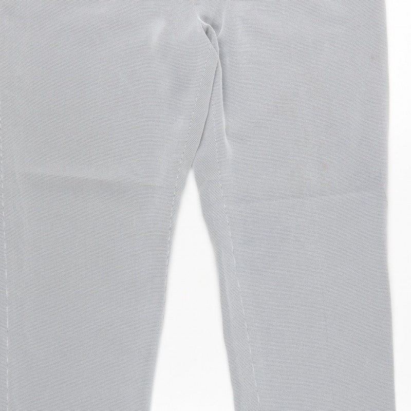 Precis Petite Women Grey Check Tailored Dress Trousers UK 14
