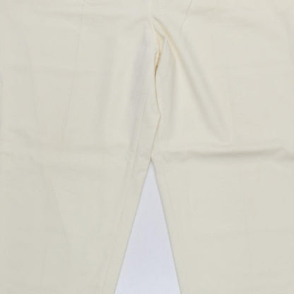 Basler Women Ivory UK 22 Tapered Dress Trousers Smart Workwear