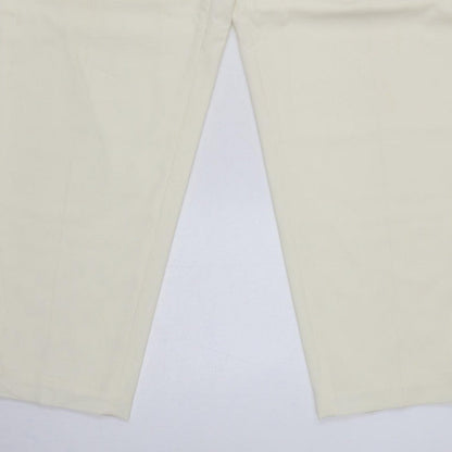 Basler Women Ivory UK 22 Tapered Dress Trousers Smart Workwear