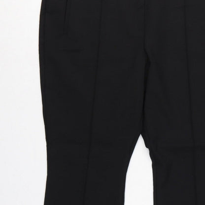 Marks and Spencer Autograph Women's Black UK 22 Flared Trousers