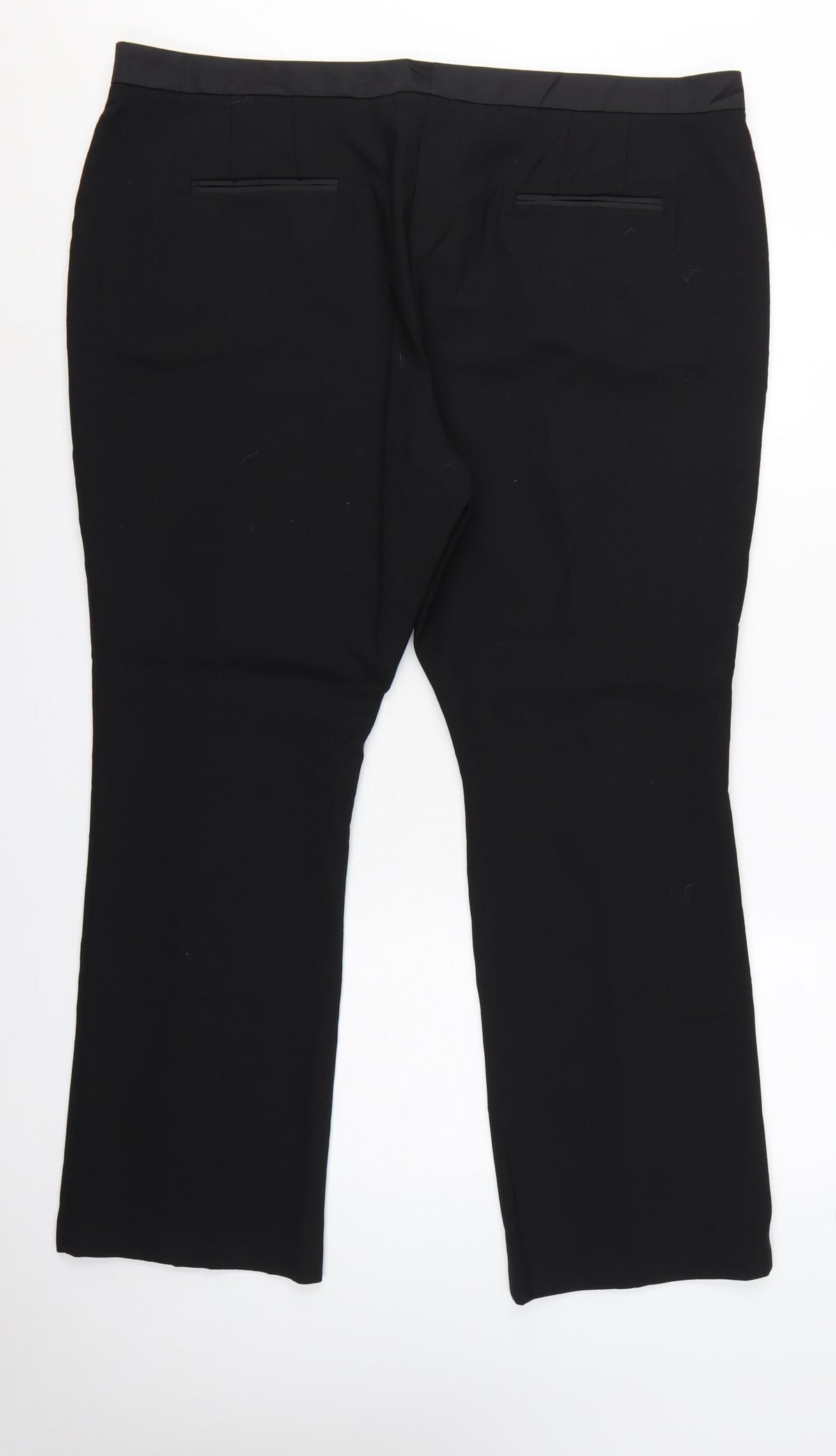 Marks and Spencer Autograph Women's Black UK 22 Flared Trousers