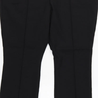 Marks and Spencer Autograph Women's Black UK 22 Flared Trousers