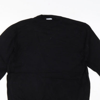 Zara Men’s Black Size S Crew Neck Knit Pullover Jumper