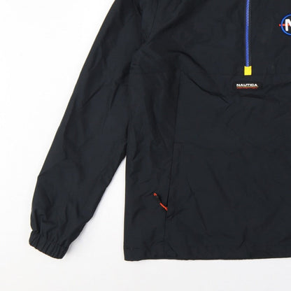 Nautica Competition Men's Black M Anorak 1/4 Zip Lined Jacket