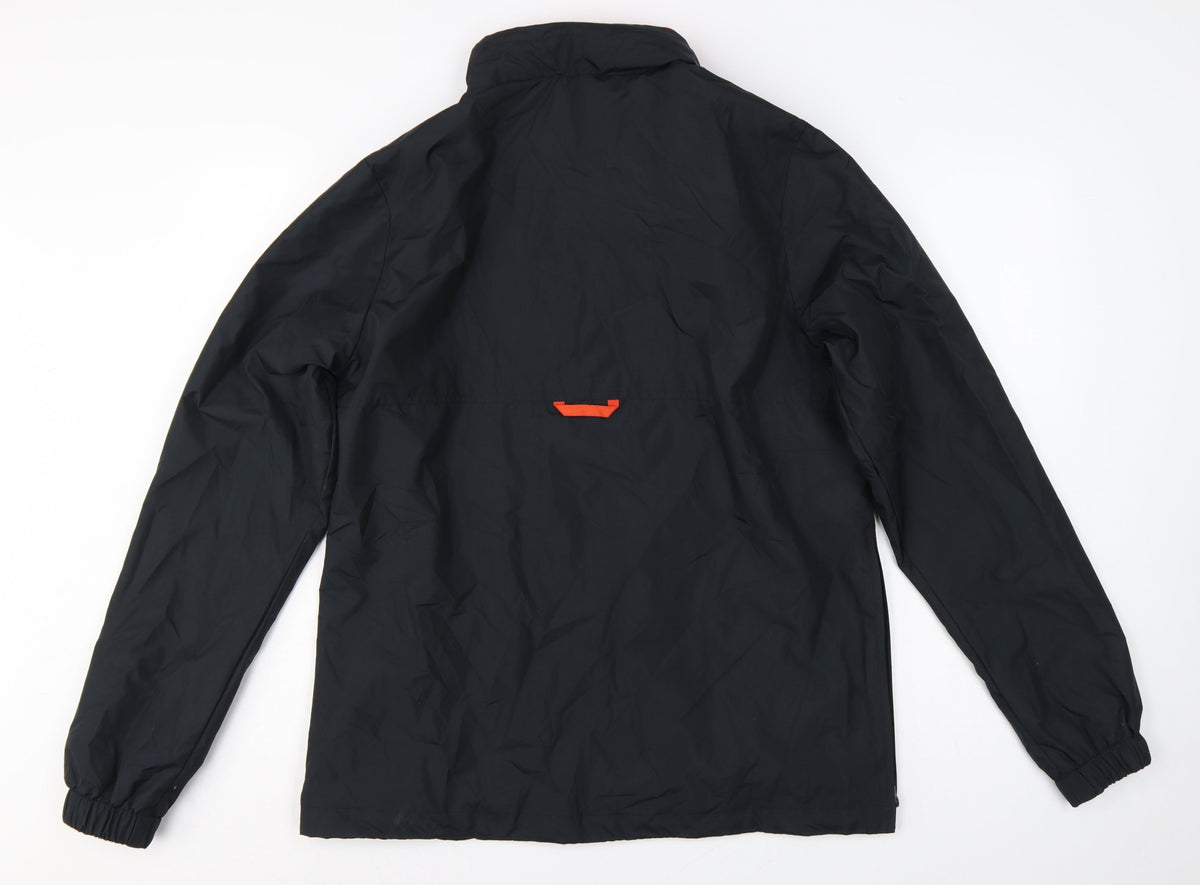 Nautica Competition Men's Black M Anorak 1/4 Zip Lined Jacket