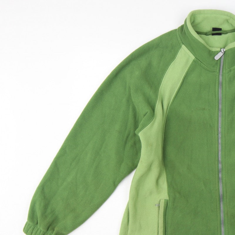 Cotton Traders Men’s Green S Fleece Full Zip Outdoor Jacket