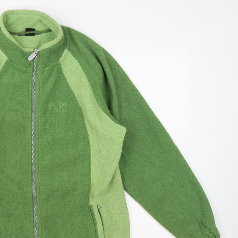 Cotton Traders Men’s Green S Fleece Full Zip Outdoor Jacket