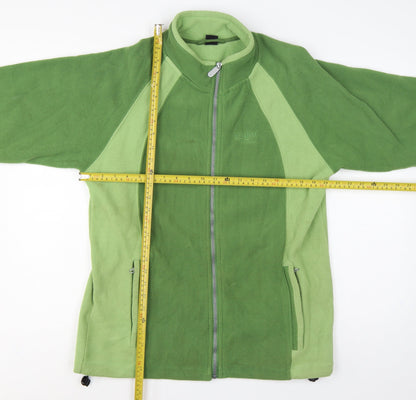 Cotton Traders Men’s Green S Fleece Full Zip Outdoor Jacket