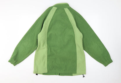 Cotton Traders Men’s Green S Fleece Full Zip Outdoor Jacket
