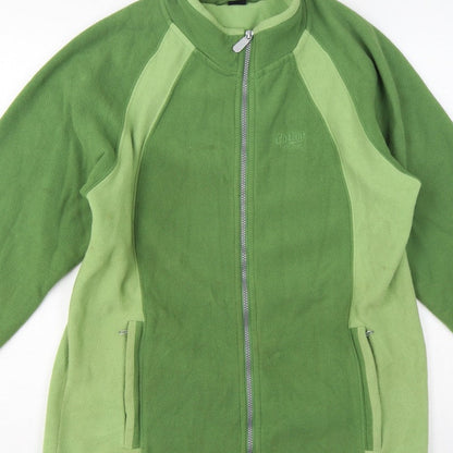 Cotton Traders Men’s Green S Fleece Full Zip Outdoor Jacket