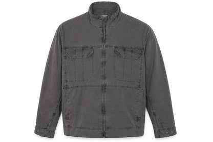 Marks & Spencer Men’s Beige 2XL Cotton Full Zip Utility Jacket