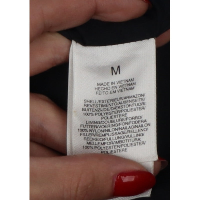 Liz Claiborne Women’s Black M Quilted Mid-Length Padded Zip Jacket