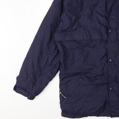 Northern Elements Men’s Blue L Hooded Insulated Nylon Parka Jacket